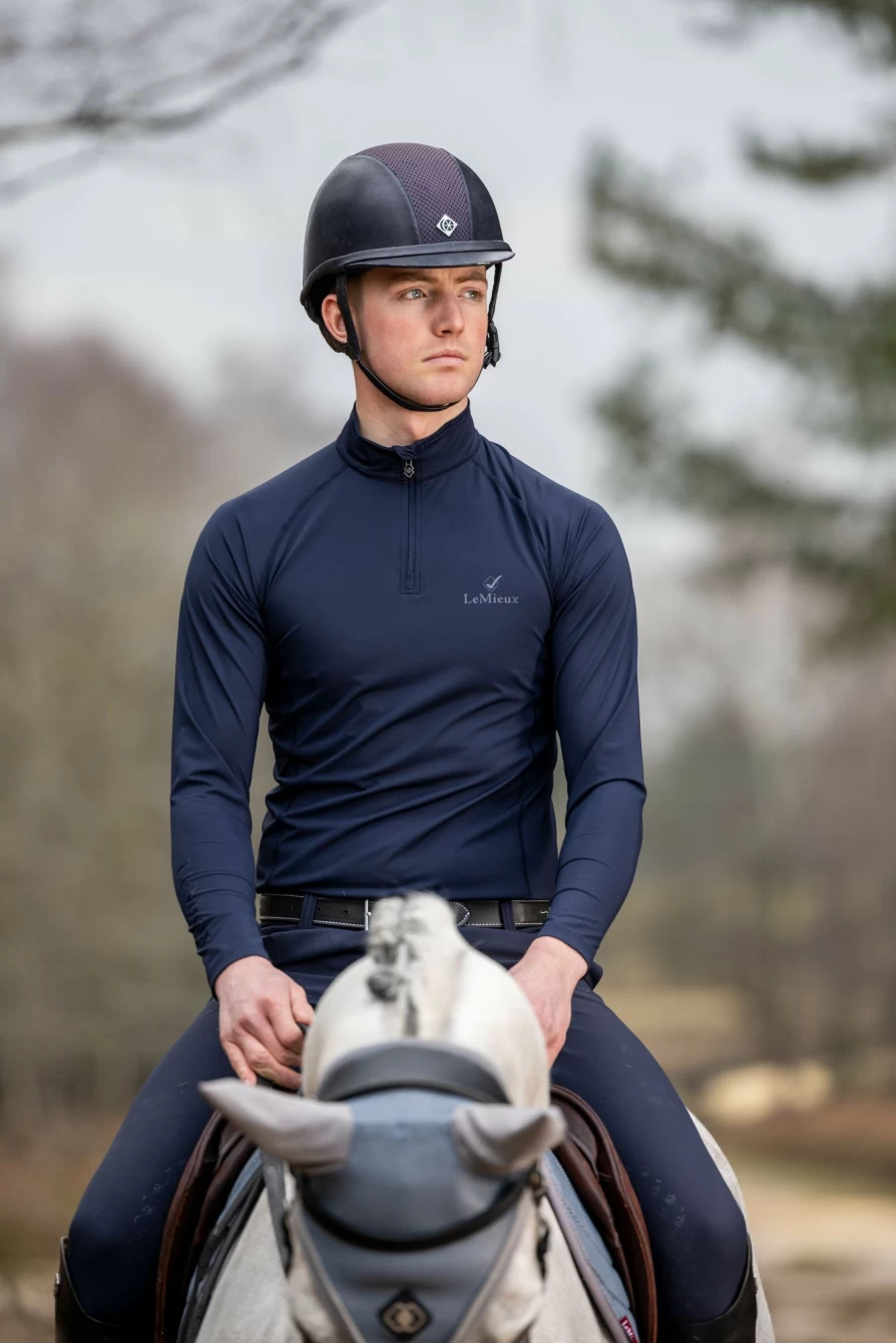 LeMieux Men's Indigo Base Layer - Thermal Underwear for Cold Weather