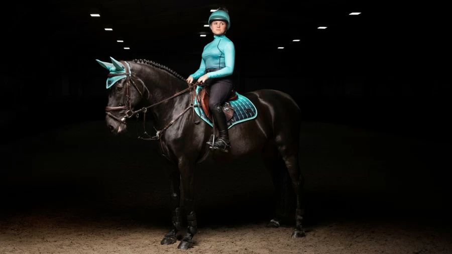 LeMieux Azure Spectrum Close Contact Square Saddle Pad