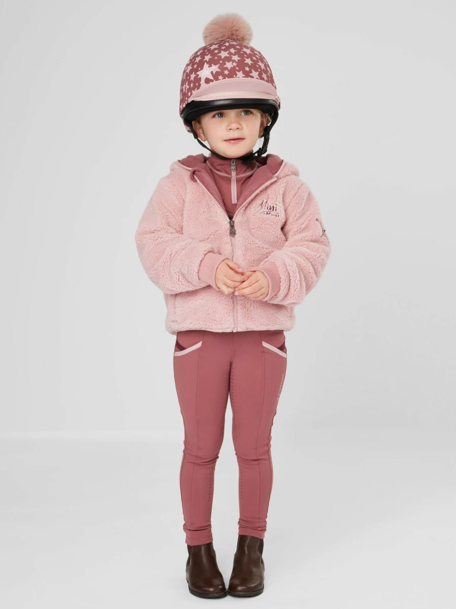 LeMieux Mini Teagan Fleece Jacket in Pink Quartz - Soft Equestrian Outerwear for Women