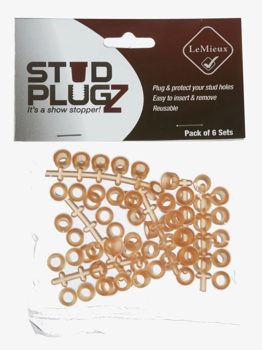 LeMieux Stud Plugz Orange Horse Riding Equipment One Size