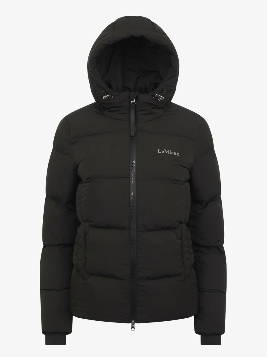 LeMieux Kenza Black Puffer Jacket - Lightweight Warm Winter Coat for Women