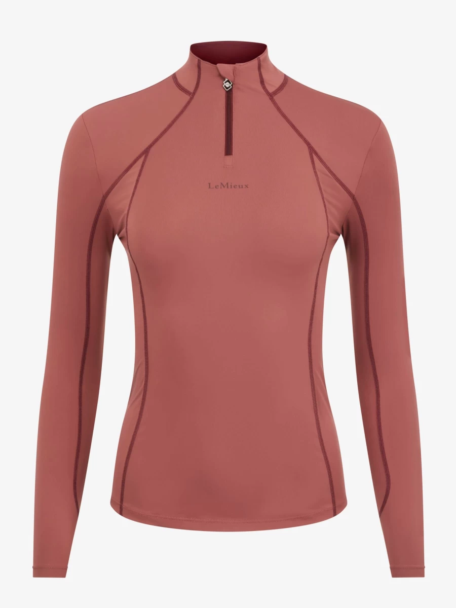 LeMieux Women's Base Layer Top - Orchid Thermal Underwear for Cold Weather