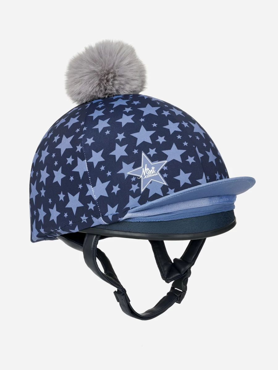 LeMieux Mini Silk Hat in Indigo - One Size Adjustable Luxury Headwear