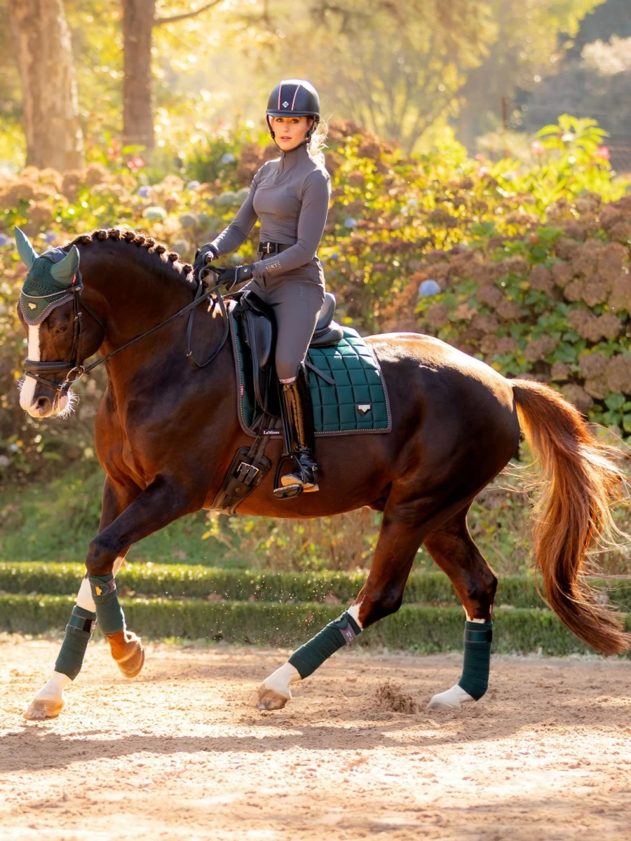 LeMieux Liberte Base Layer - Graphite Thermal Underwear for Equestrian & Outdoor Sports