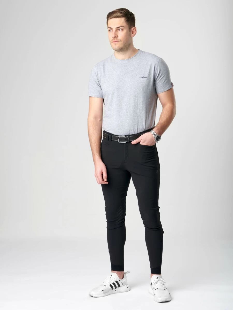 LeMieux Men's Black Equestrian Breeches - Premium Riding Pants for Comfort & Performance