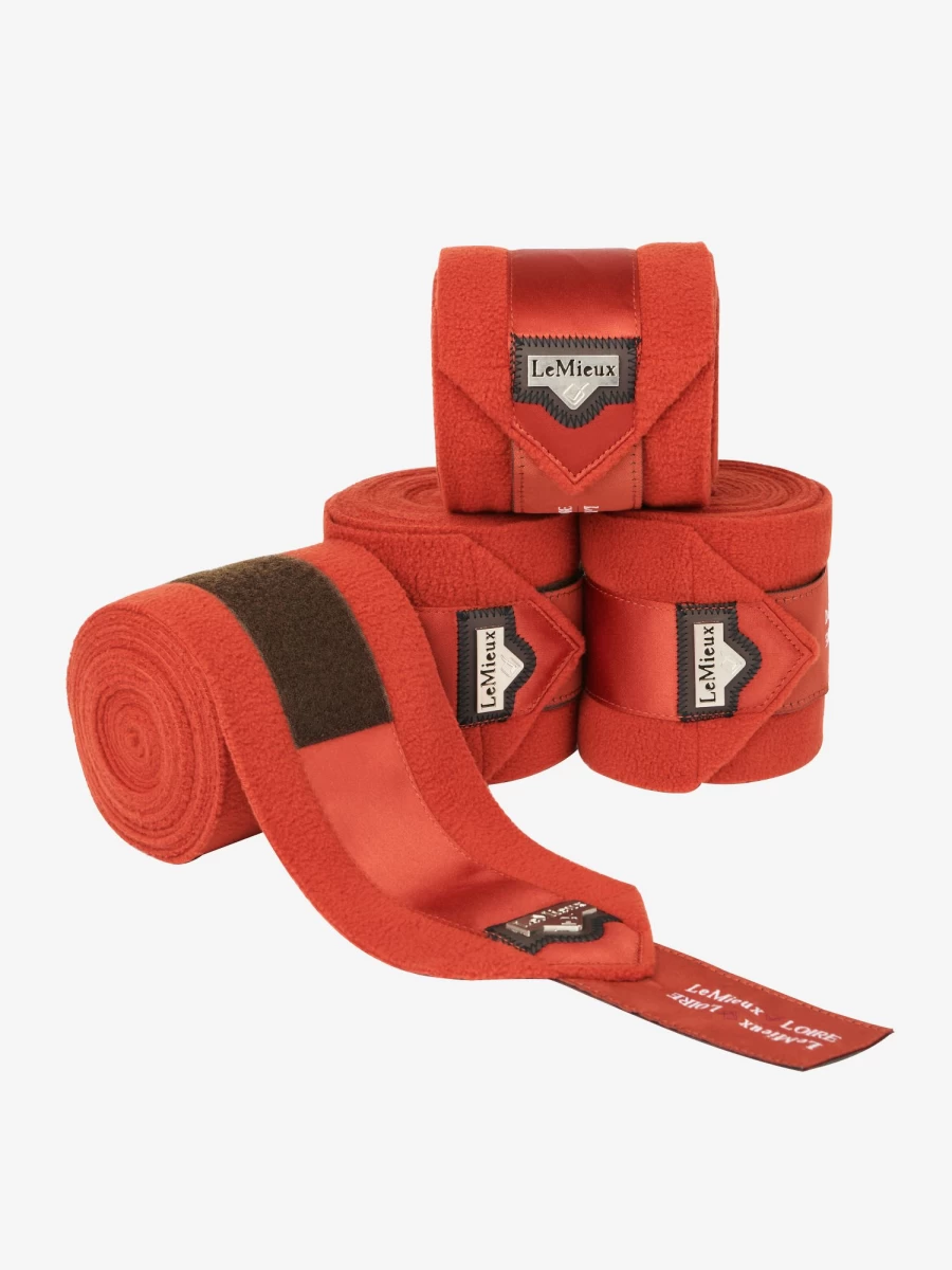 LeMieux Loire Polo Bandages in Sienna – Premium Horse Polo Wraps for Protection & Support