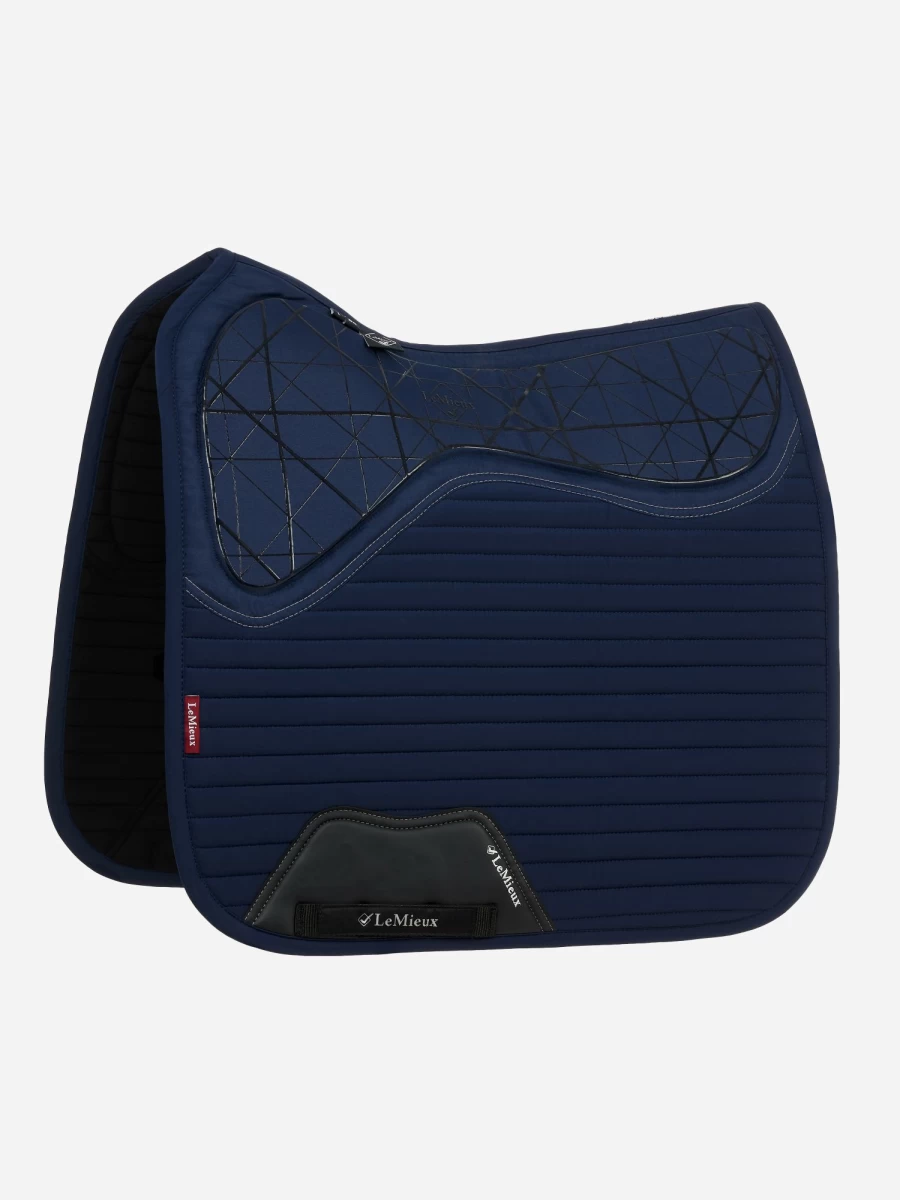 LeMieux Navy Soft Shell Anti-Slip Dressage Square Saddle Pad