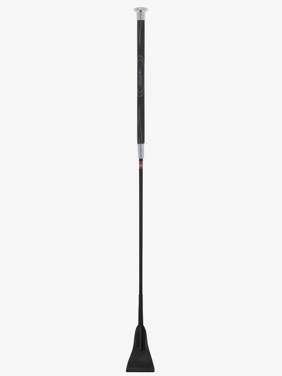 LeMieux Legrip Jumping Whip - Black One Size Equestrian Whip for Horse Riding