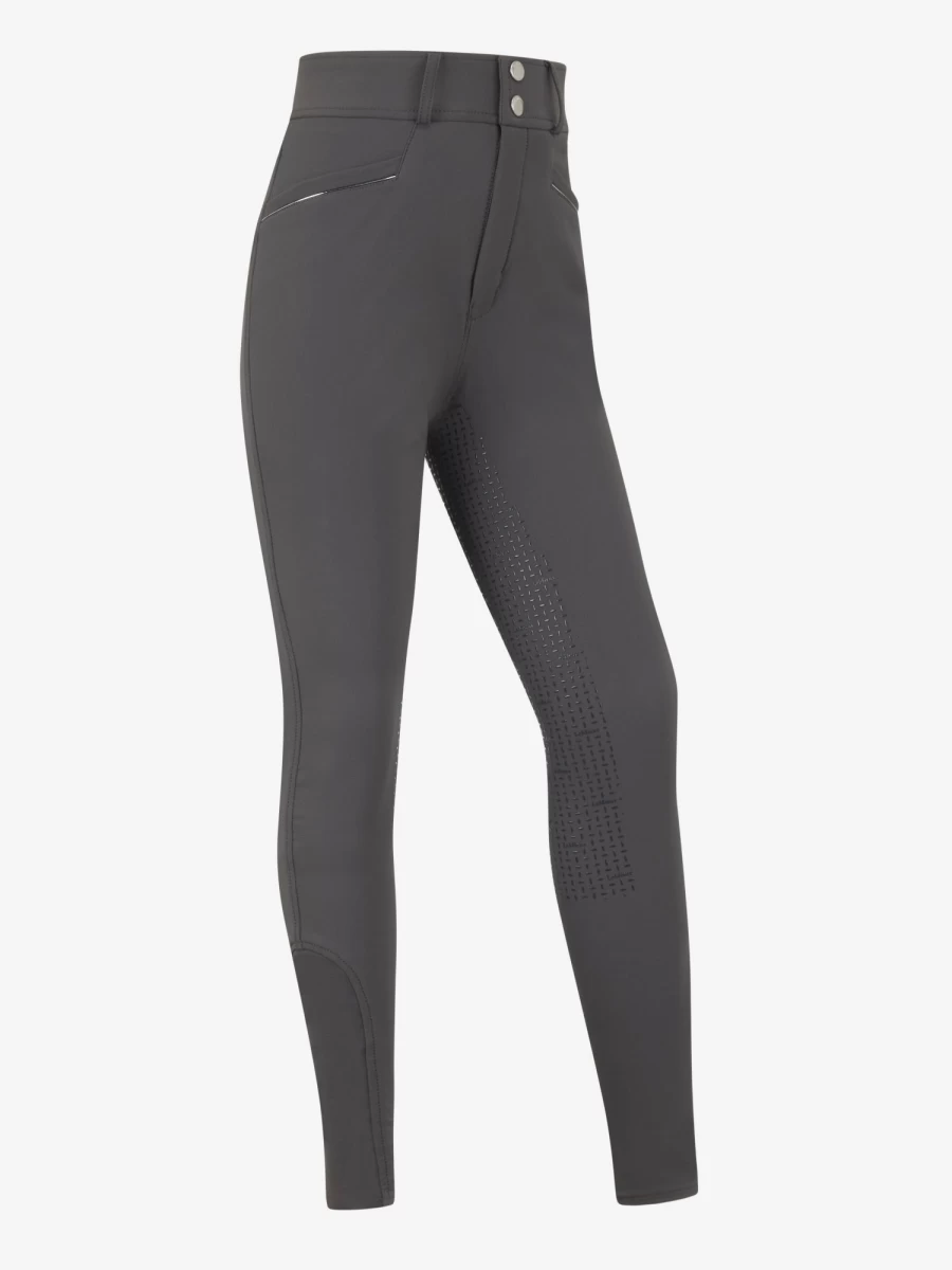 LeMieux Freya Pro Breech - Grey Equestrian Riding Breeches for Young Riders