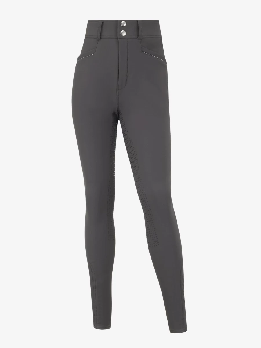 LeMieux Freya Pro Breech - Grey Equestrian Riding Breeches for Young Riders