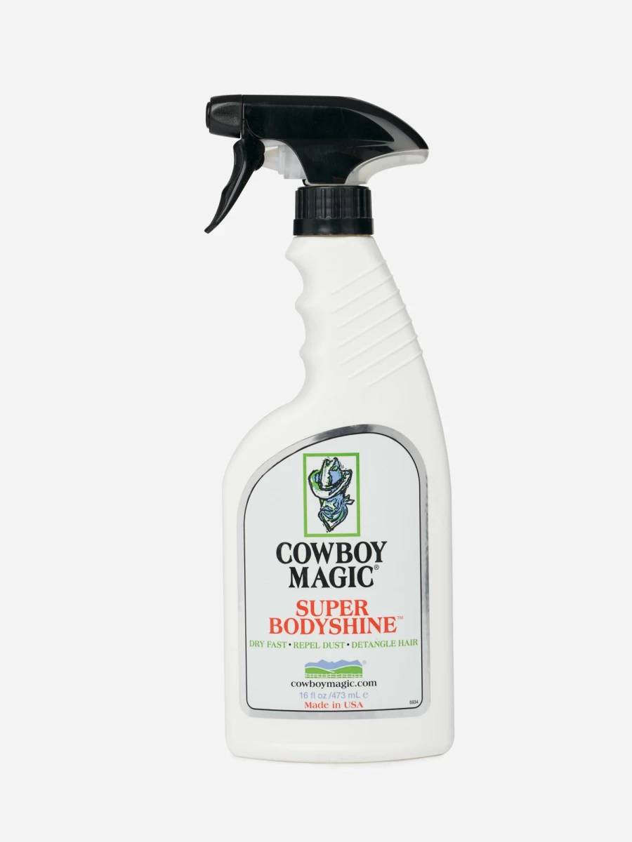 LeMieux Cowboy Magic Super Body Shine Horse Grooming Spray 946ml for Coat Conditioning & Shine