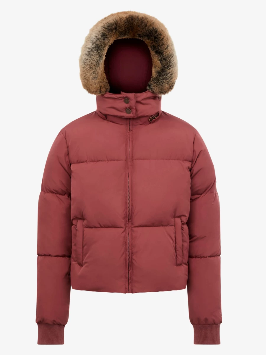 LeMieux Young Rider Gia Puffer Jacket in Orchid - Equestrian Winter Coat for Girls