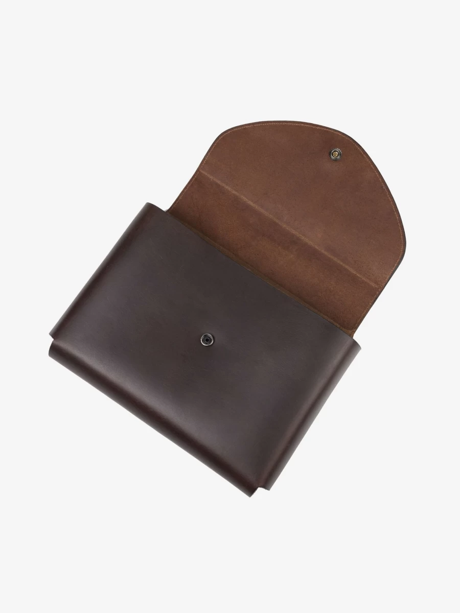 LeMieux Genuine Leather Passport Holder - Brown Travel Wallet for Men & Women, RFID Blocking, One Size