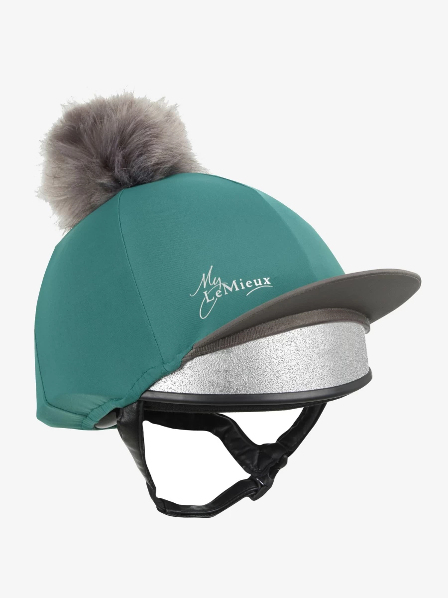 LeMieux Silk Peacock Pom Hat - One Size Fits All, Elegant & Stylish Design