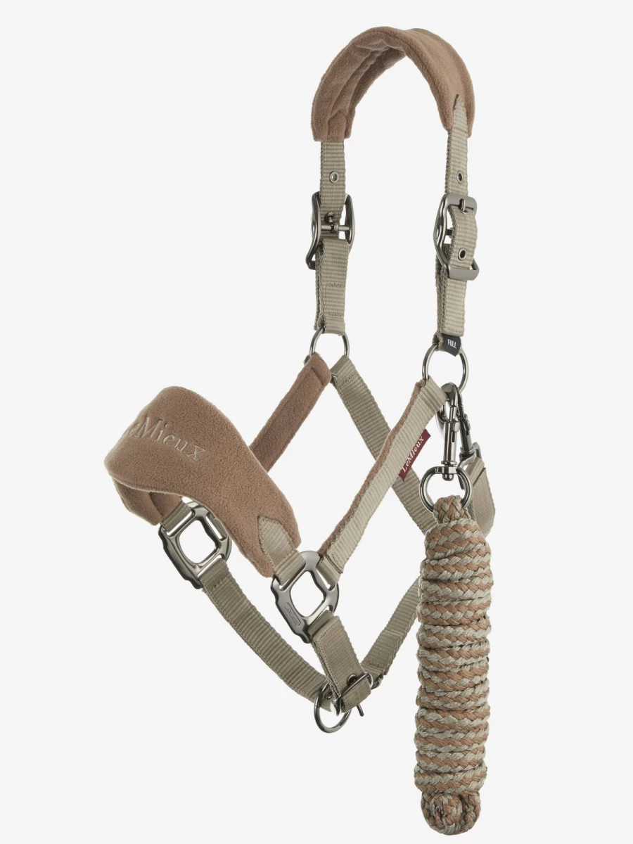 LeMieux Vogue Mink Headcollar and Lead Rope Set for Horses