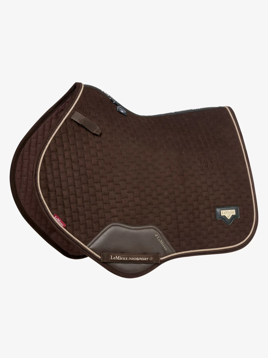 LeMieux Puissance Suede Close Contact Brown Square Saddle