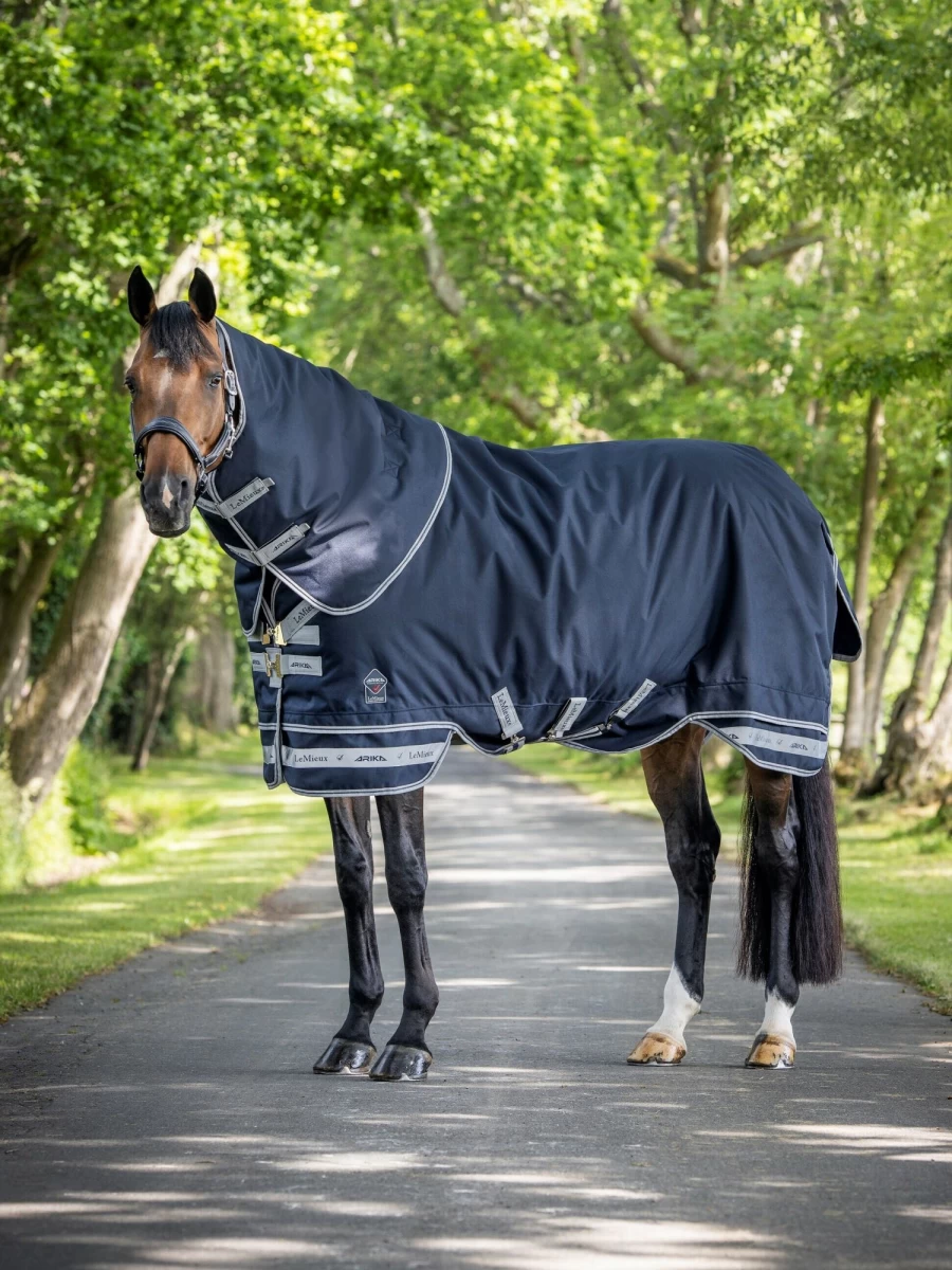 LeMieux Storm-Tek Rug 100G Waterproof Navy Horse Exercise Sheet