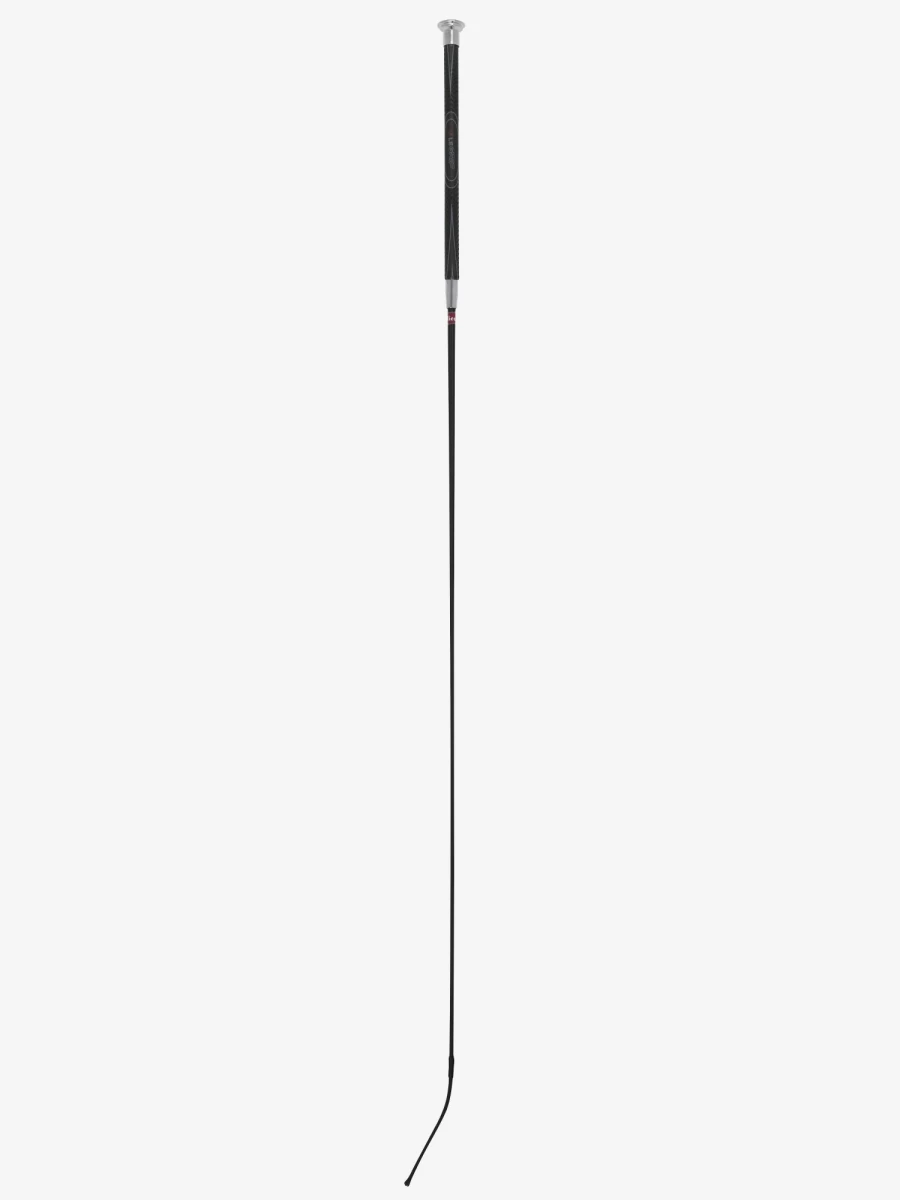 LeMieux Legrip Schooling Whip - Black Equestrian Training Whip for Horse Riding