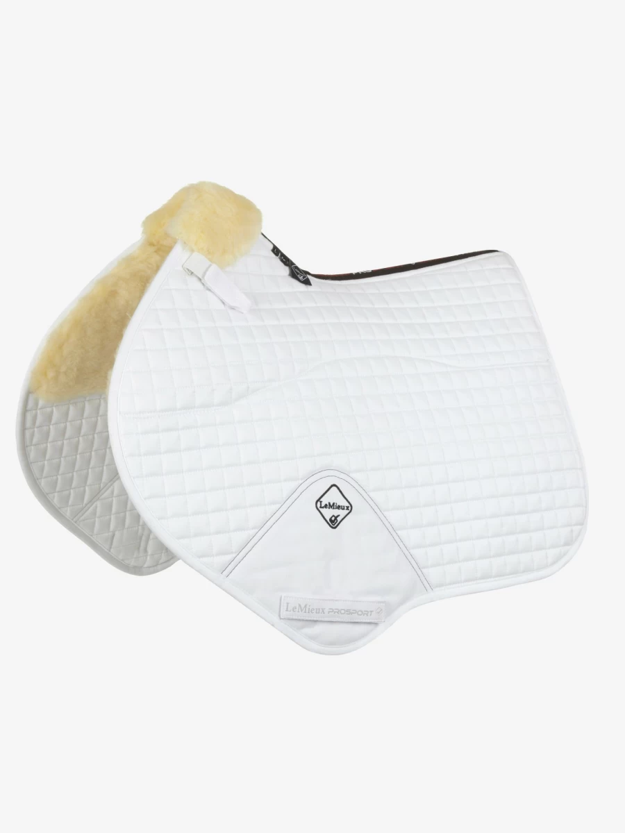 LeMieux Merino Close Contact Square White Half Lined Horse Riding Boot Large