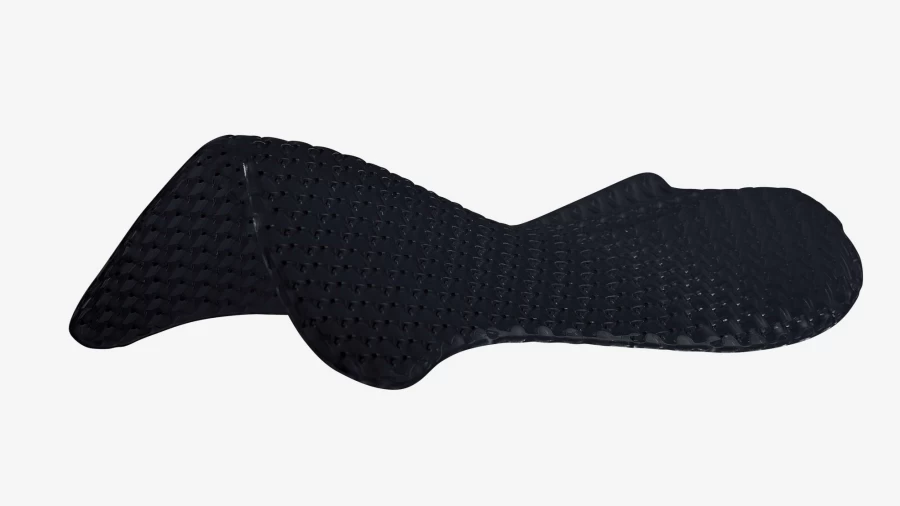 LeMieux Respira Cooling Gel Pad with Hind Riser - Black One Size for Horse Riding Comfort