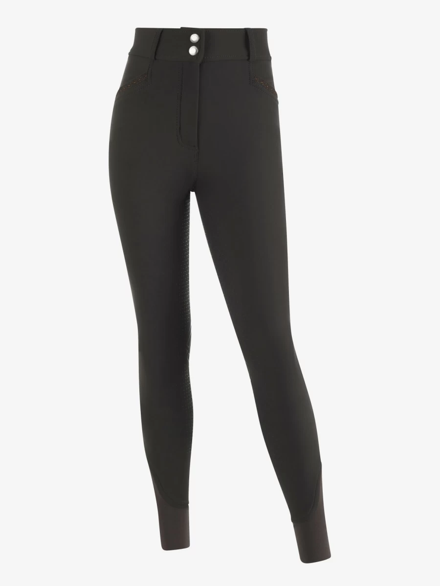 LeMieux Young Rider St Tropez Breech in Liquorice - Equestrian Riding Pants for Comfort & Style