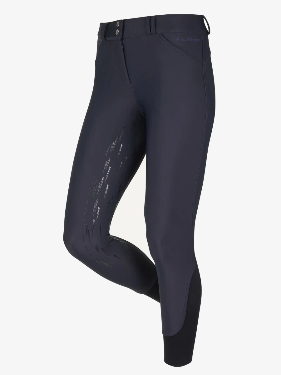 LeMieux Drytex Waterproof Equestrian Breeches for Women - Navy Blue Riding Pants