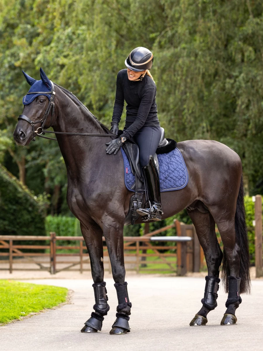 LeMieux Crystal Fly Hood Navy – Lightweight Horse Riding Jacket for Equestrian Sports