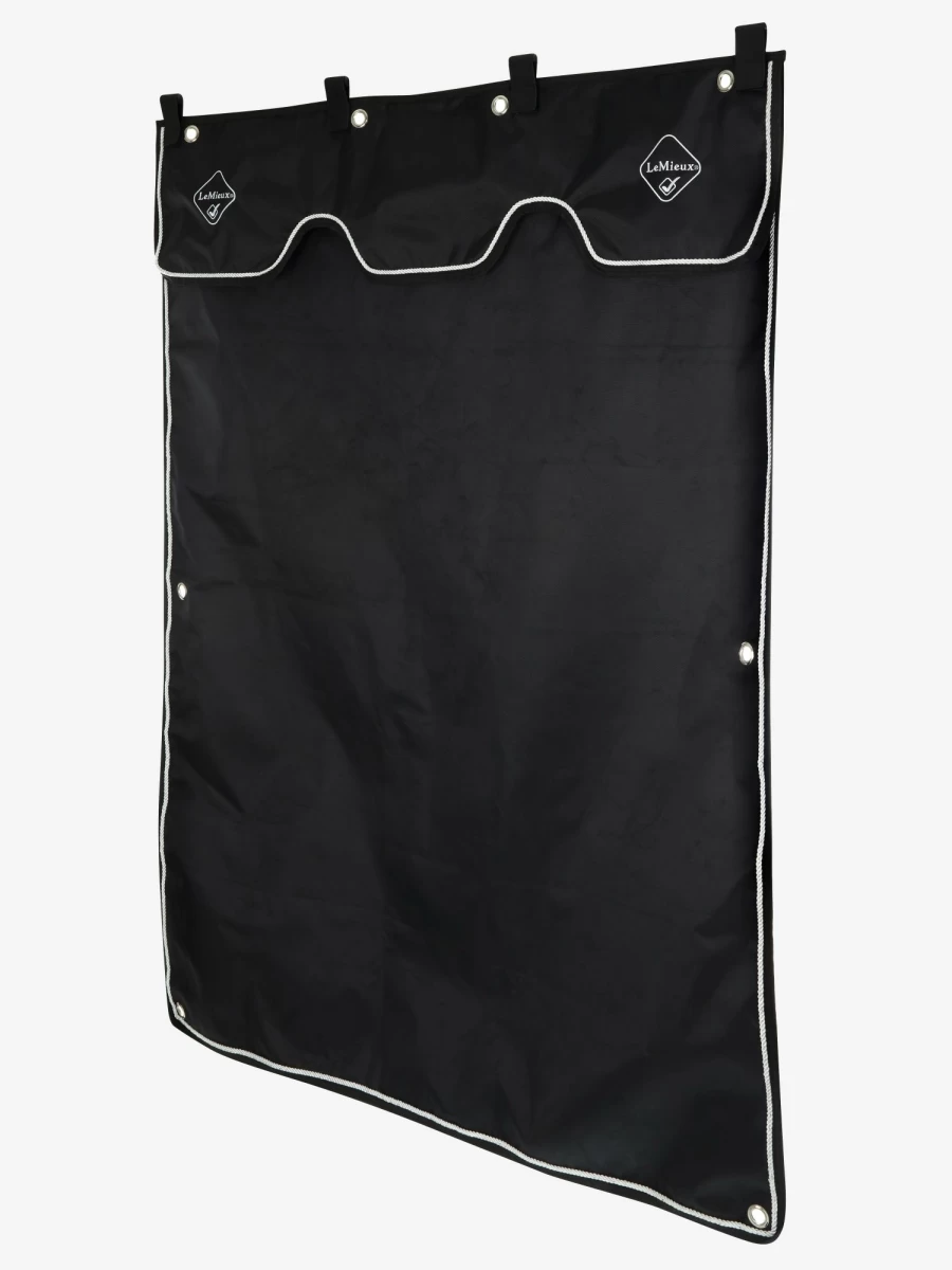 LeMieux Black Wall-Mounted Hanging Rack for Rugs - One Size, Durable Storage Solution