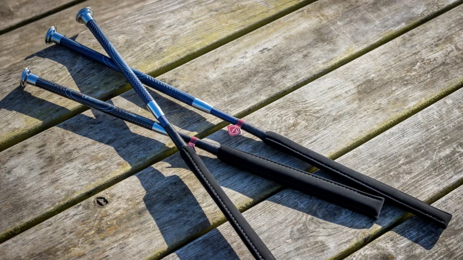 LeMieux Pro Baton Whip - Black - One Size - Premium Equestrian Training Whip