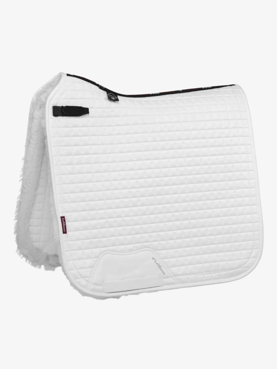 LeMieux Sensitive Dressage Square White Large Horse Riding Saddle Pad