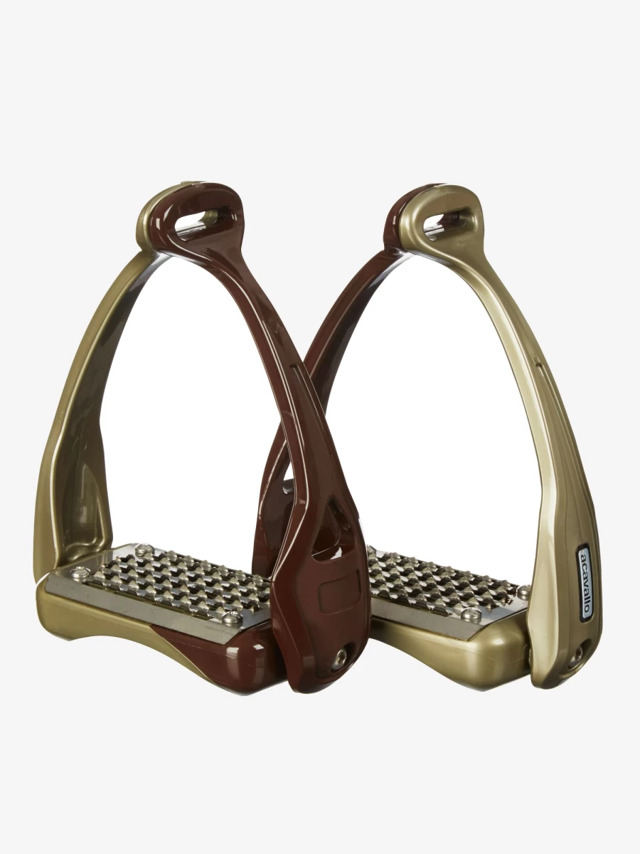 LeMieux Opera Stirrup Brown Leather Equestrian One Size Riding Stirrups