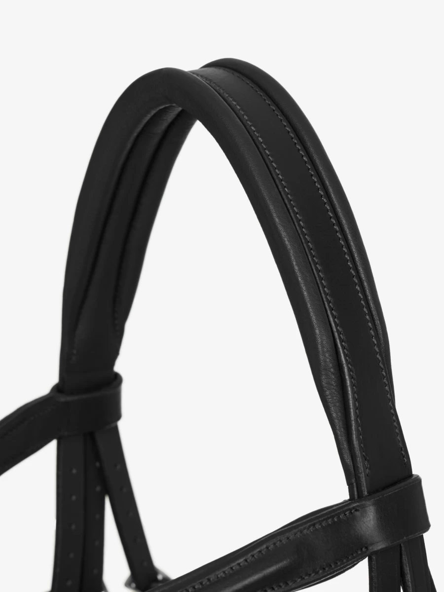 LeMieux Arika Flash Bridle in Black & Silver for Equestrian Riding