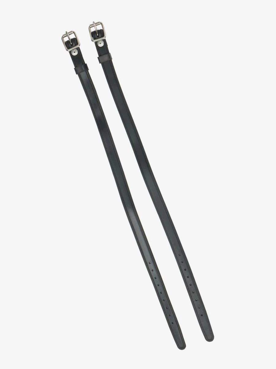LeMieux Black Spur Straps for Equestrian Riding - Premium Quality Horse Riding Gear