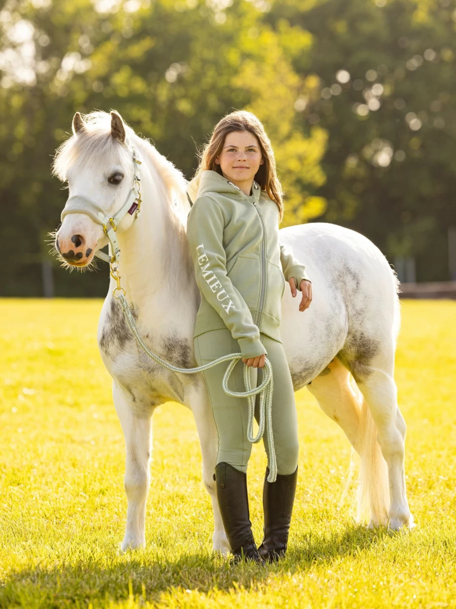 LeMieux Young Rider Heidi Hoodie Fern - Equestrian Riding Jacket for Women