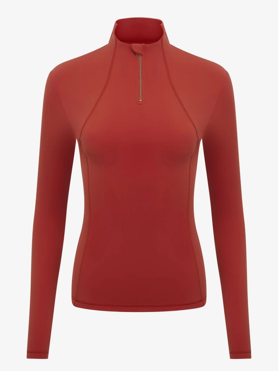 LeMieux Liberte Base Layer Sienna - Premium Performance Riding Shirt for Equestrians