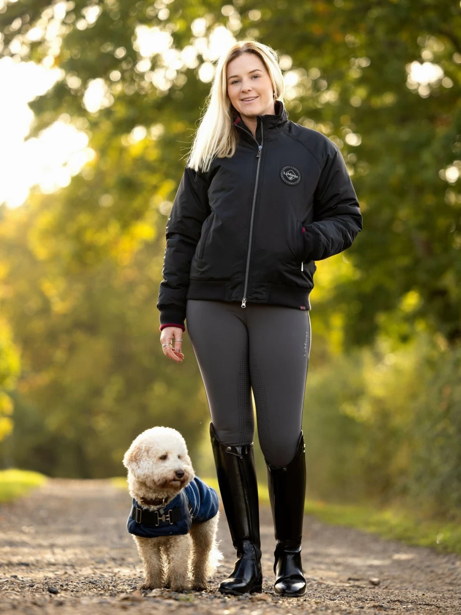 LeMieux Elite Crew Jacket - Premium Black Performance Outerwear for Men & Women