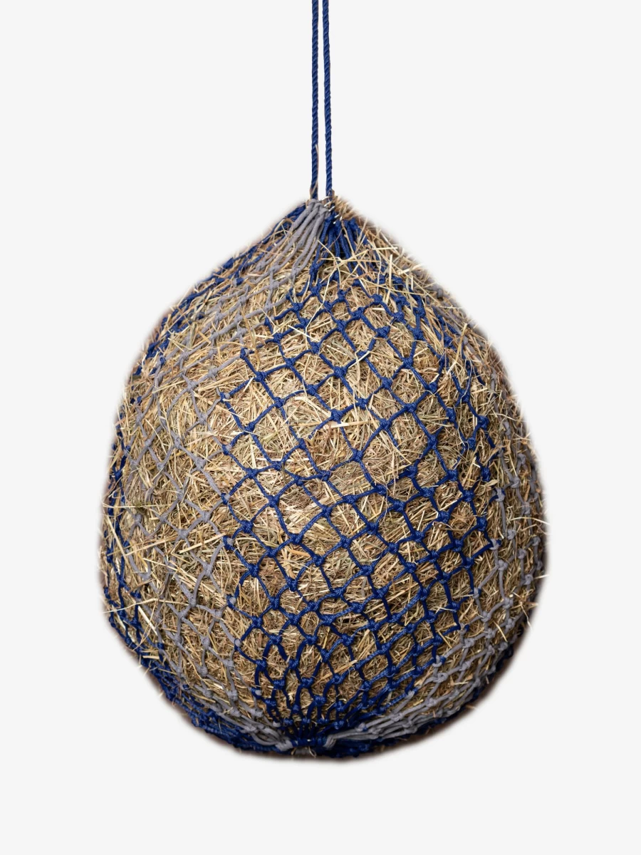 LeMieux Navy Blue One Size Hippo Horse Hay Net for Equine Feeding