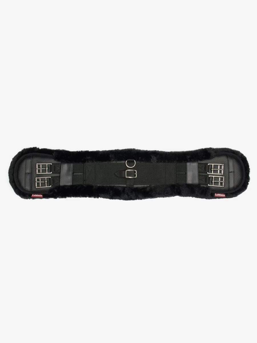 LeMieux Integrated Dressage Girth in Black - Premium Equestrian Girth for Horse Riding