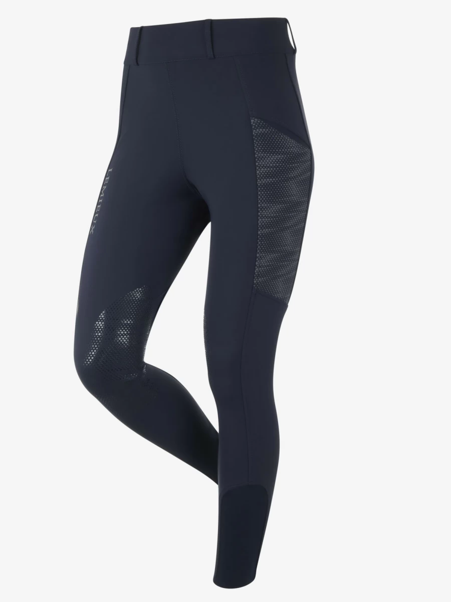 LeMieux Women's Eleanor Pull On Navy Riding Breeches | Comfortable Equestrian Trousers