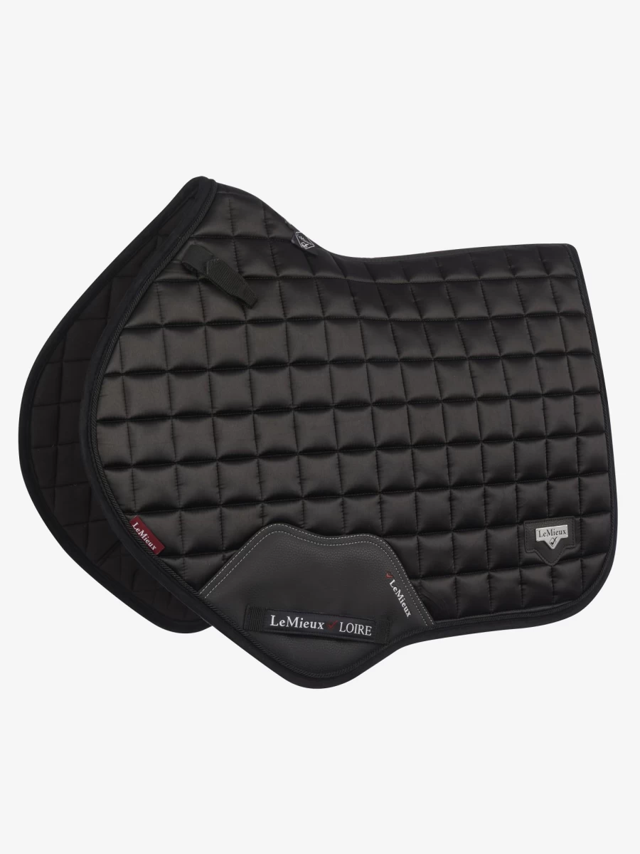 LeMieux Loire Classic Close Contact Square Black Equestrian Saddle Pad