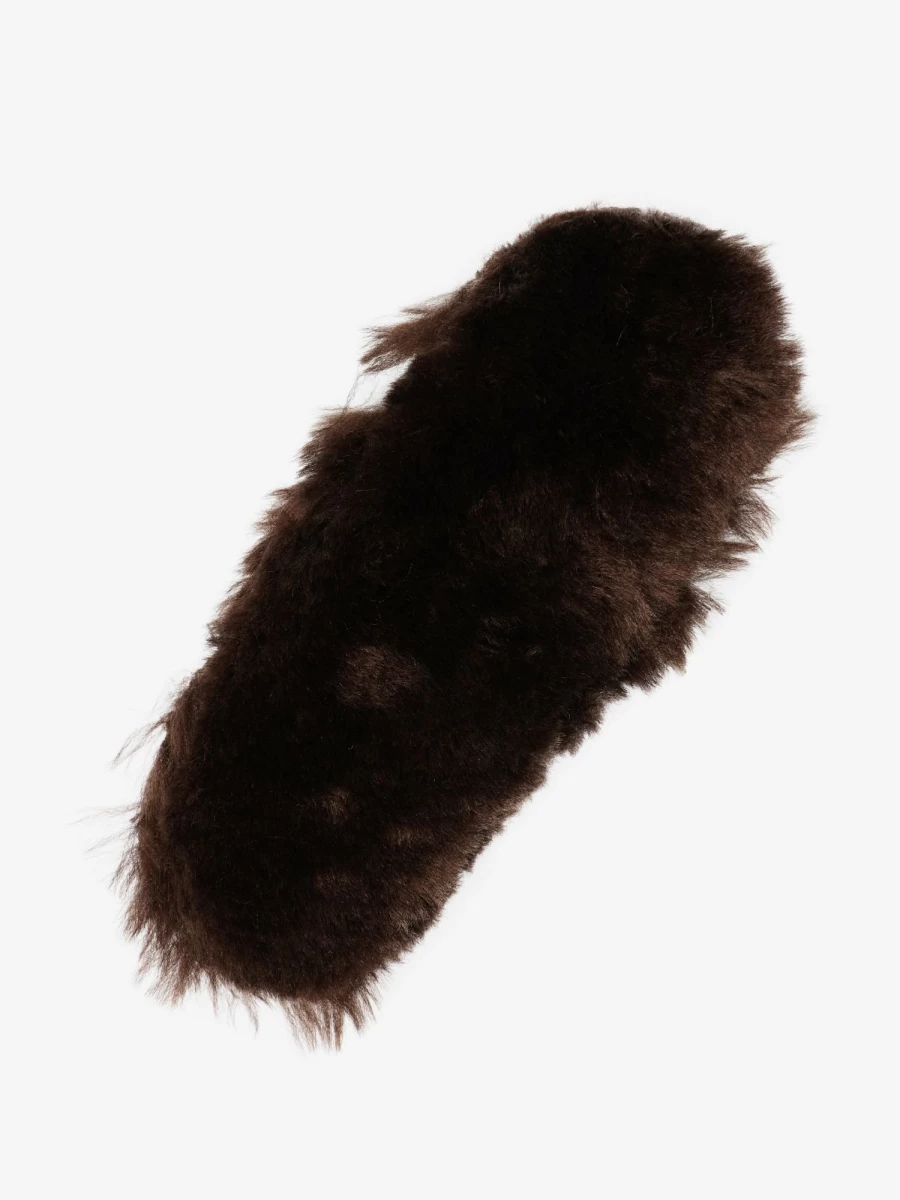 LeMieux Simuwool Chin & Noseband Guard - Brown One Size for Horse Riding Protection