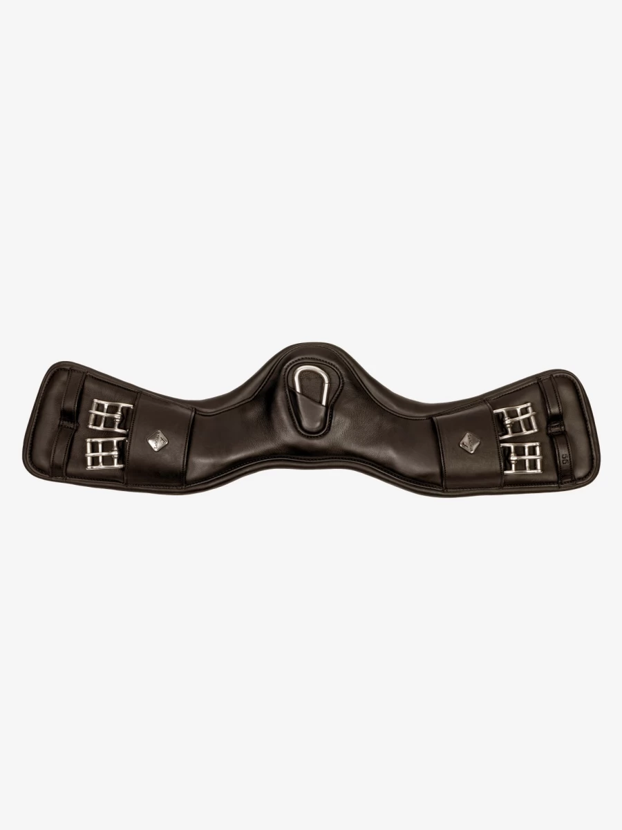 LeMieux Anatomic Mono Girth - Gel-Tek Technology, Comfort Fit, Brown Equestrian Girth