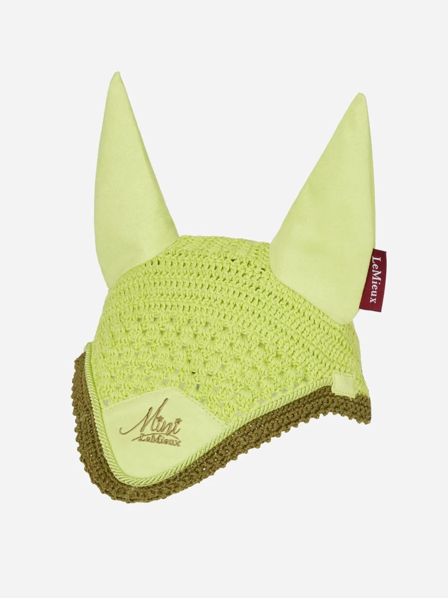 LeMieux Mini Fly Hood Kiwi - Lightweight Horse Fly Mask with UV Protection