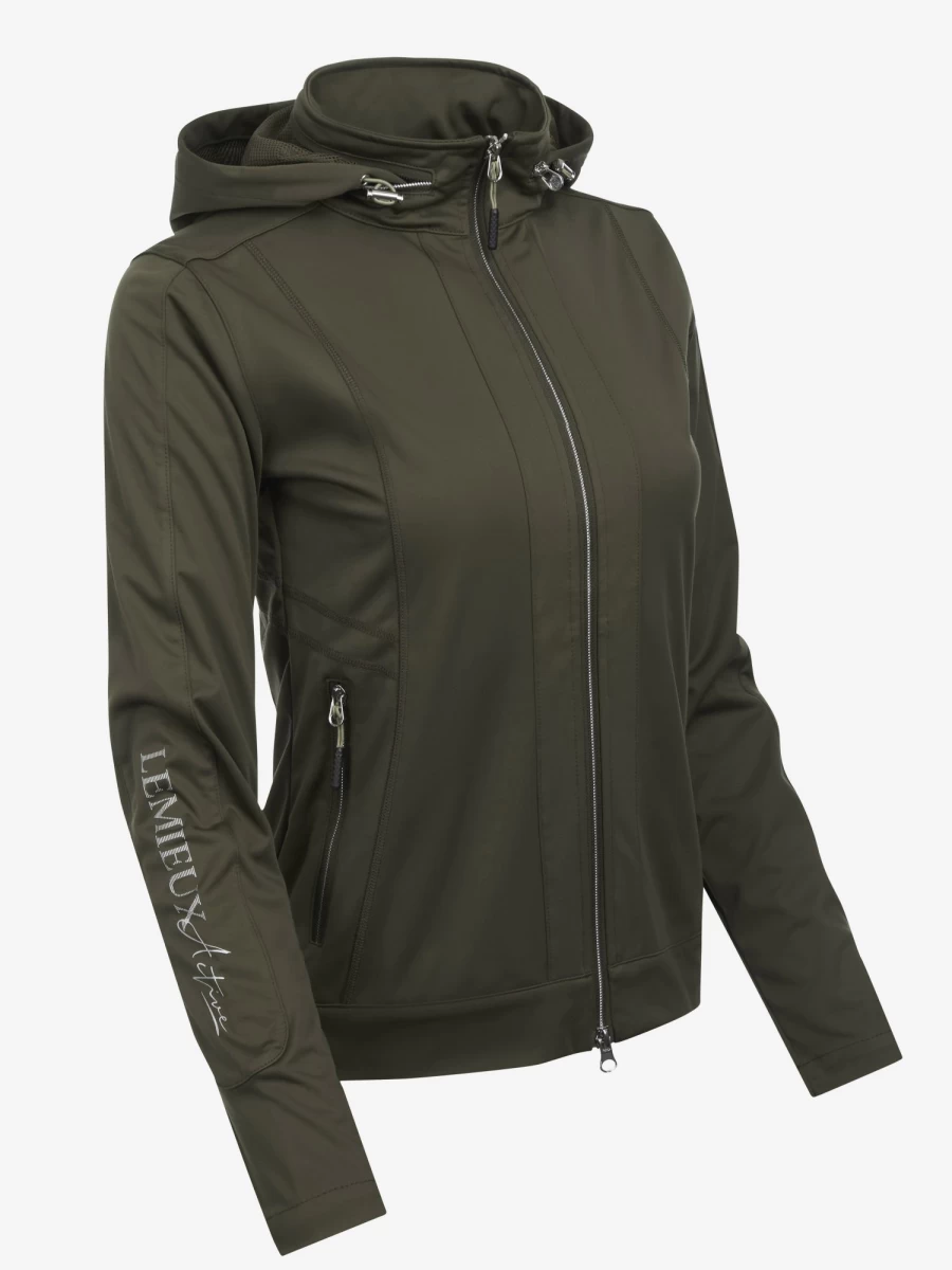 LeMieux Skyla Jacket - Waterproof Forest Green Equestrian Riding Coat