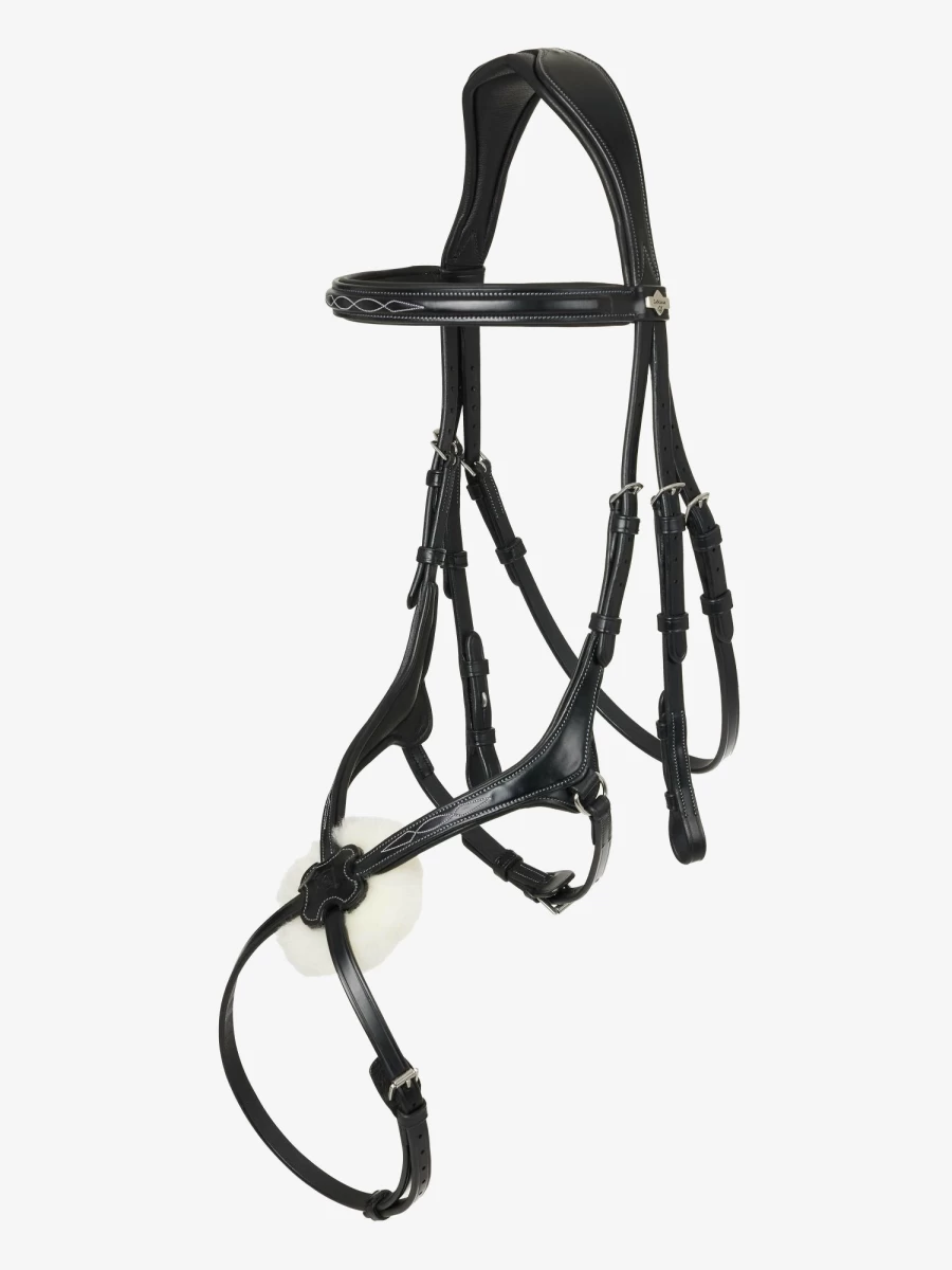 LeMieux Grackle Bridle by Kudos - Premium Black Horse Bridle for Equestrian Riding