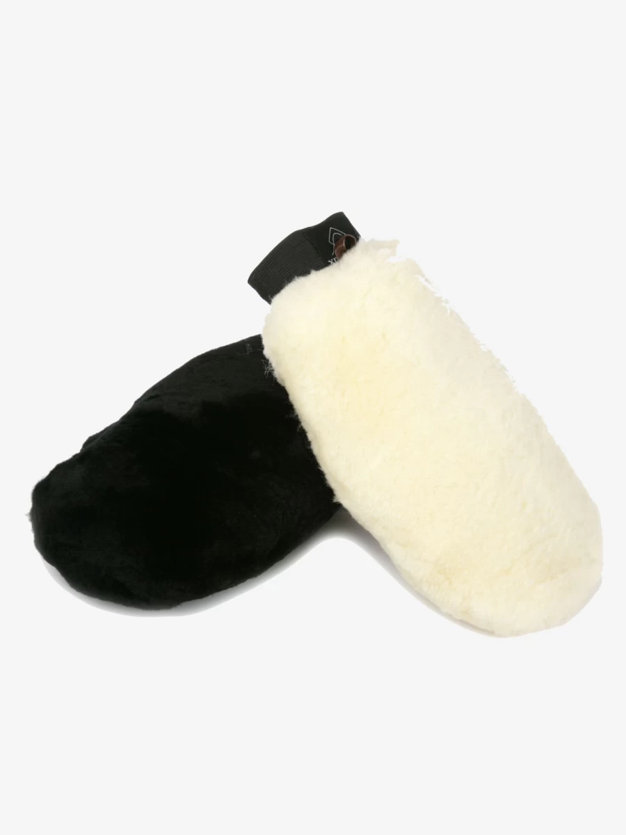 LeMieux Natural Lambskin Wash Mitt for Gentle Car Cleaning - One Size Fits All