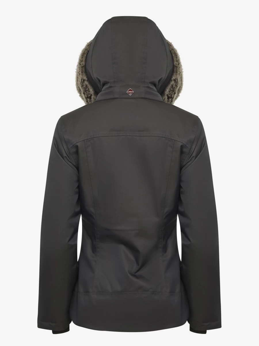 LeMieux Waterproof Grey Short Coat for Equestrian & Outdoor Activities