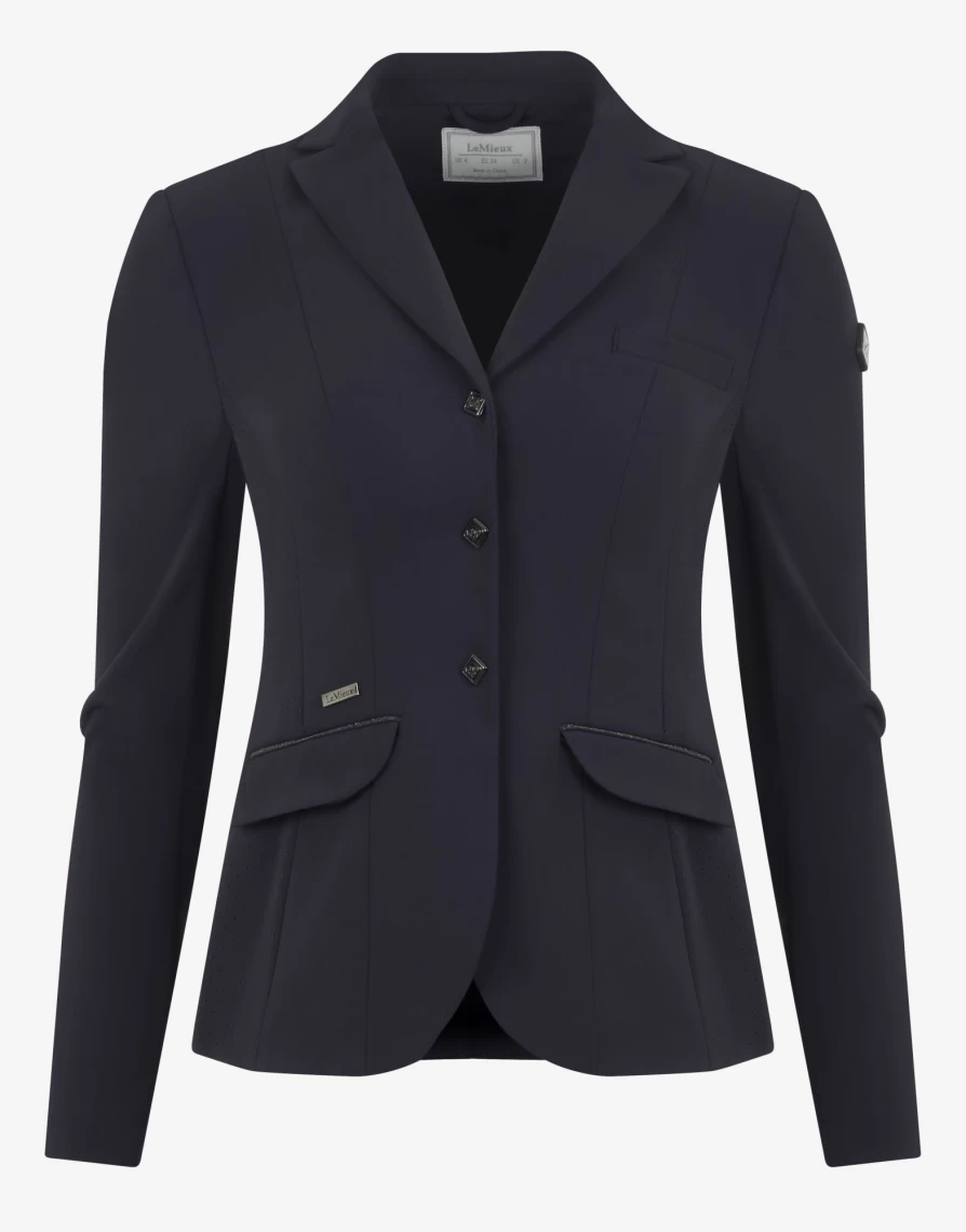 LeMieux Navy Performance Show Jacket for Equestrian Riding & Competition