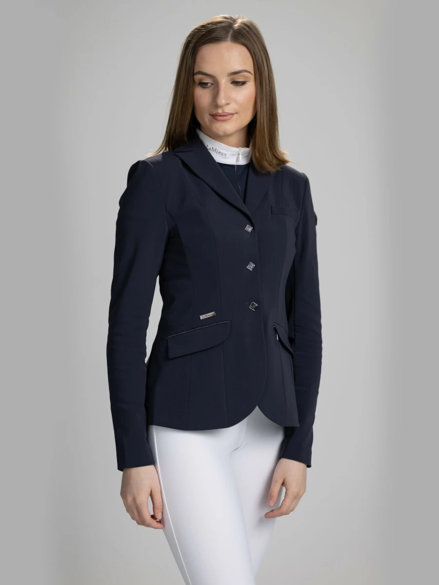 LeMieux Navy Performance Show Jacket for Equestrian Riding & Competition