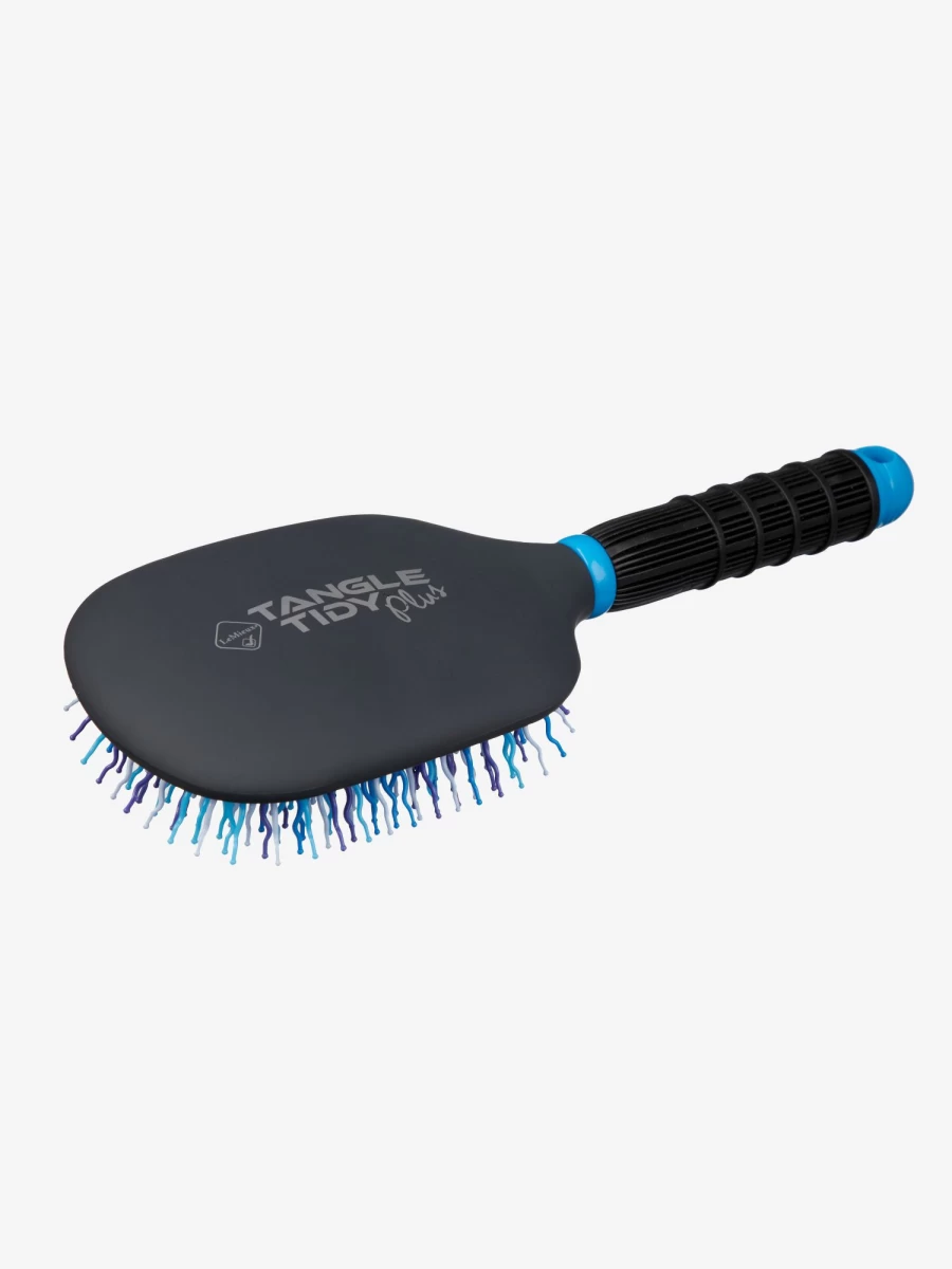 LeMieux Tangle Tidy Detangling Brush for Horses - Blue, One Size, Gentle Grooming Tool for Mane & Tail